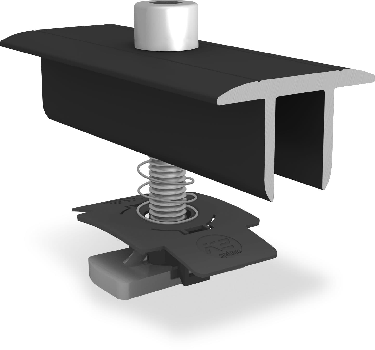 Modulmittelklemme XS Set 30-33mm, schwarz eloxiert Modulmittelklemme XS Set 30-33mm, schwarz eloxiert